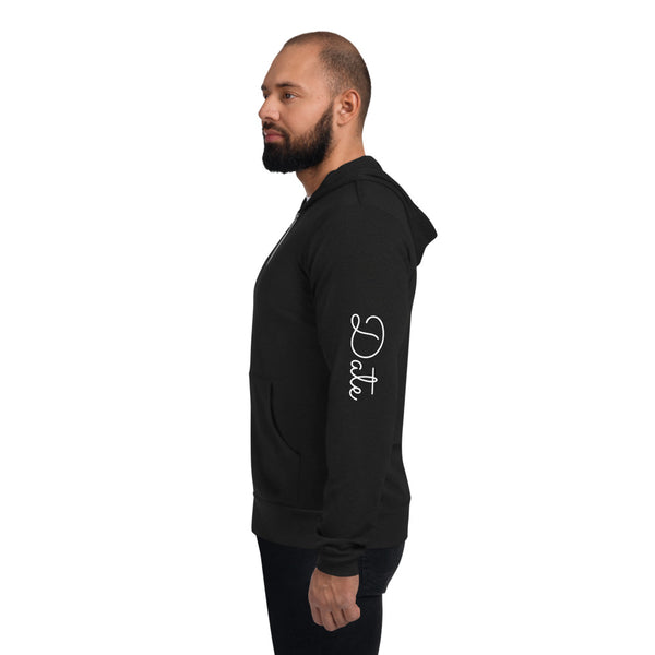 Black Zip-Up Hoodie