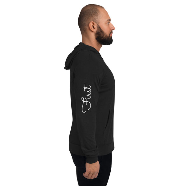 Black Zip-Up Hoodie